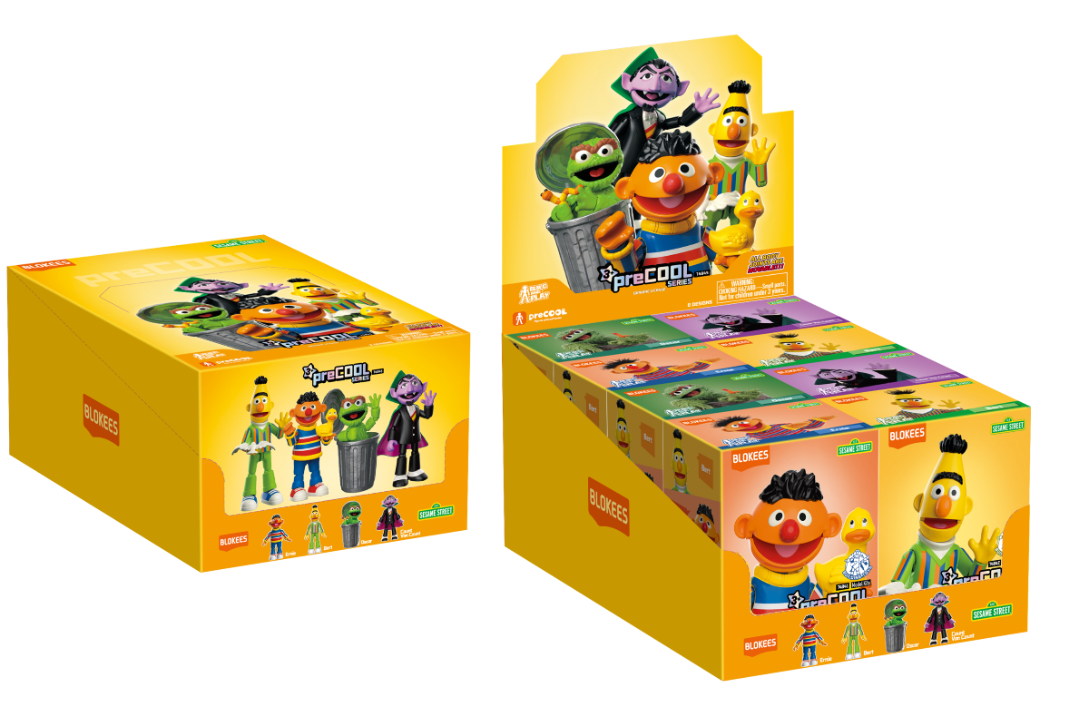 Blokees: Sesame Street Friends - Amazing Level 02 (74845) (8-Pieces Mix Models) (May 2025 Pre-Order)