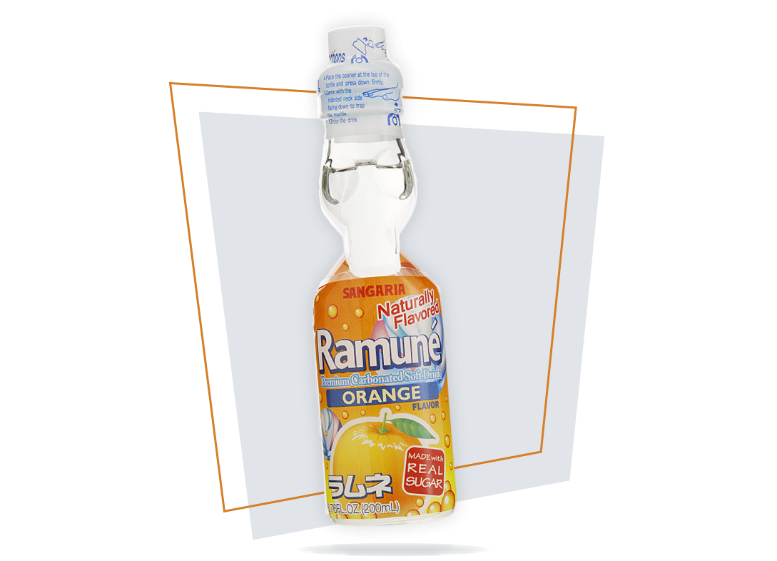 Sangaria Ramune Orange (Case of 18) (Pre-Order)