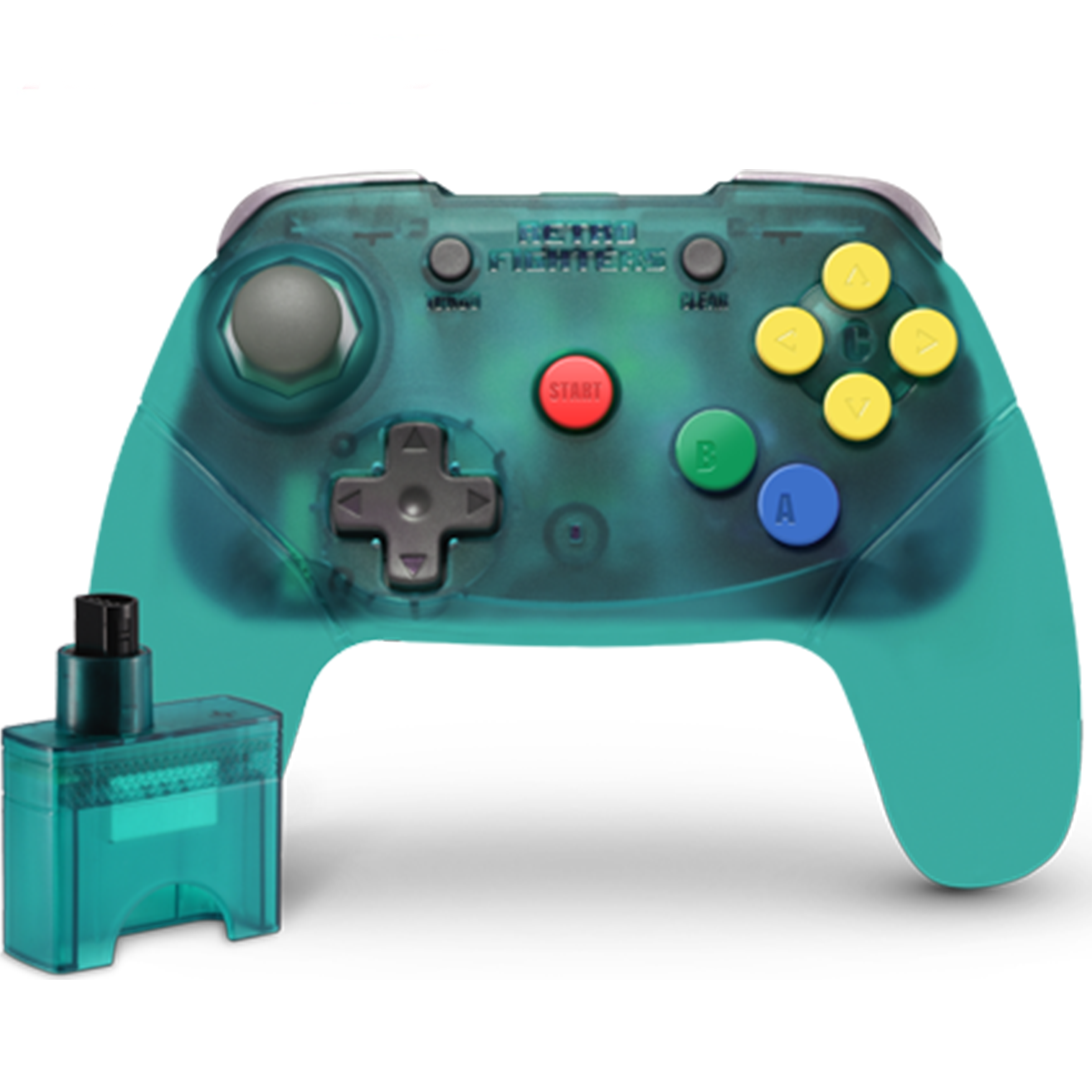 Retro Fighters Brawler64 Controller Wireless - Blue 