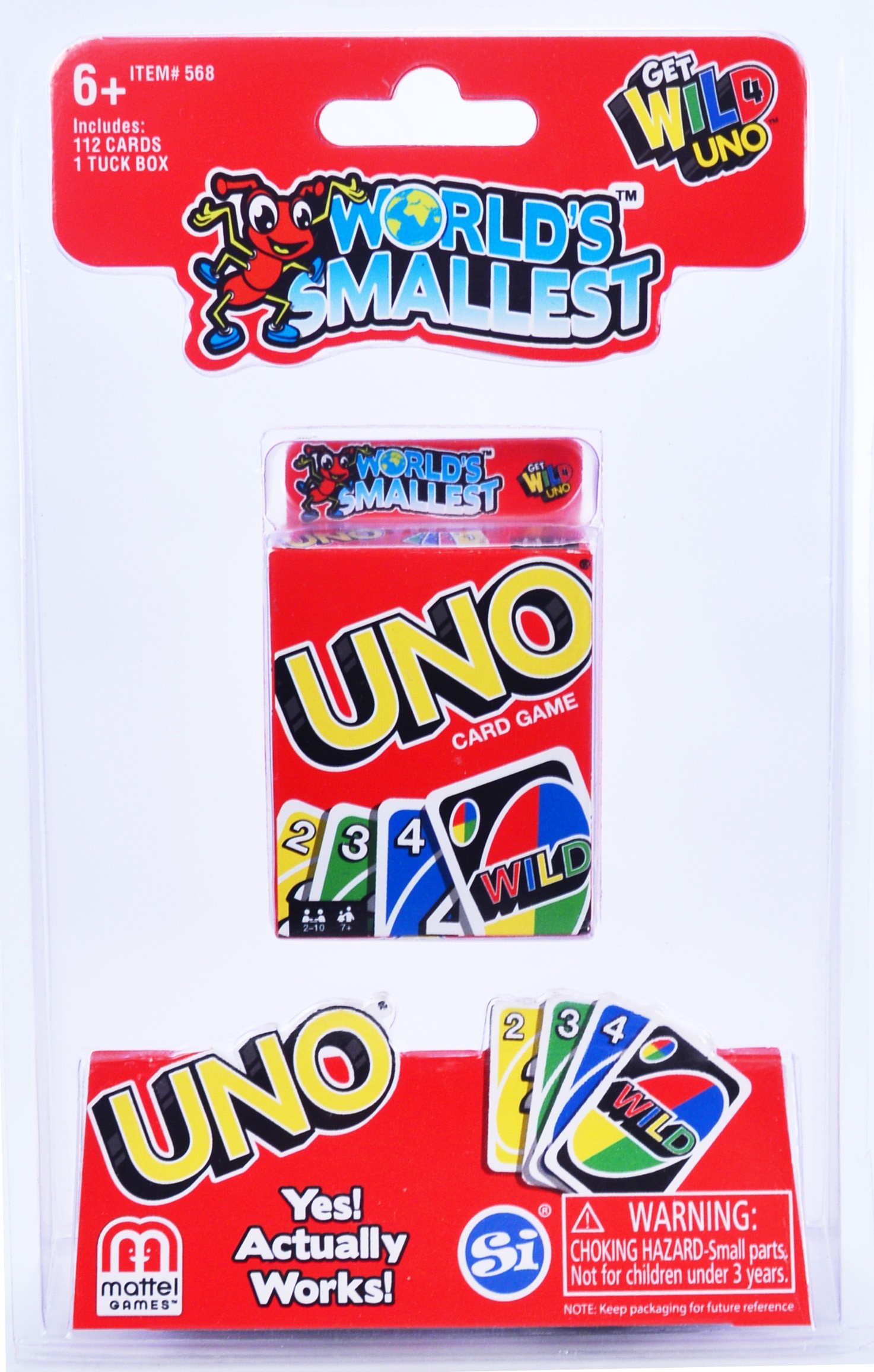 UNO - World's Smallest Games (Box of 12) (April 2023 Pre-Order)