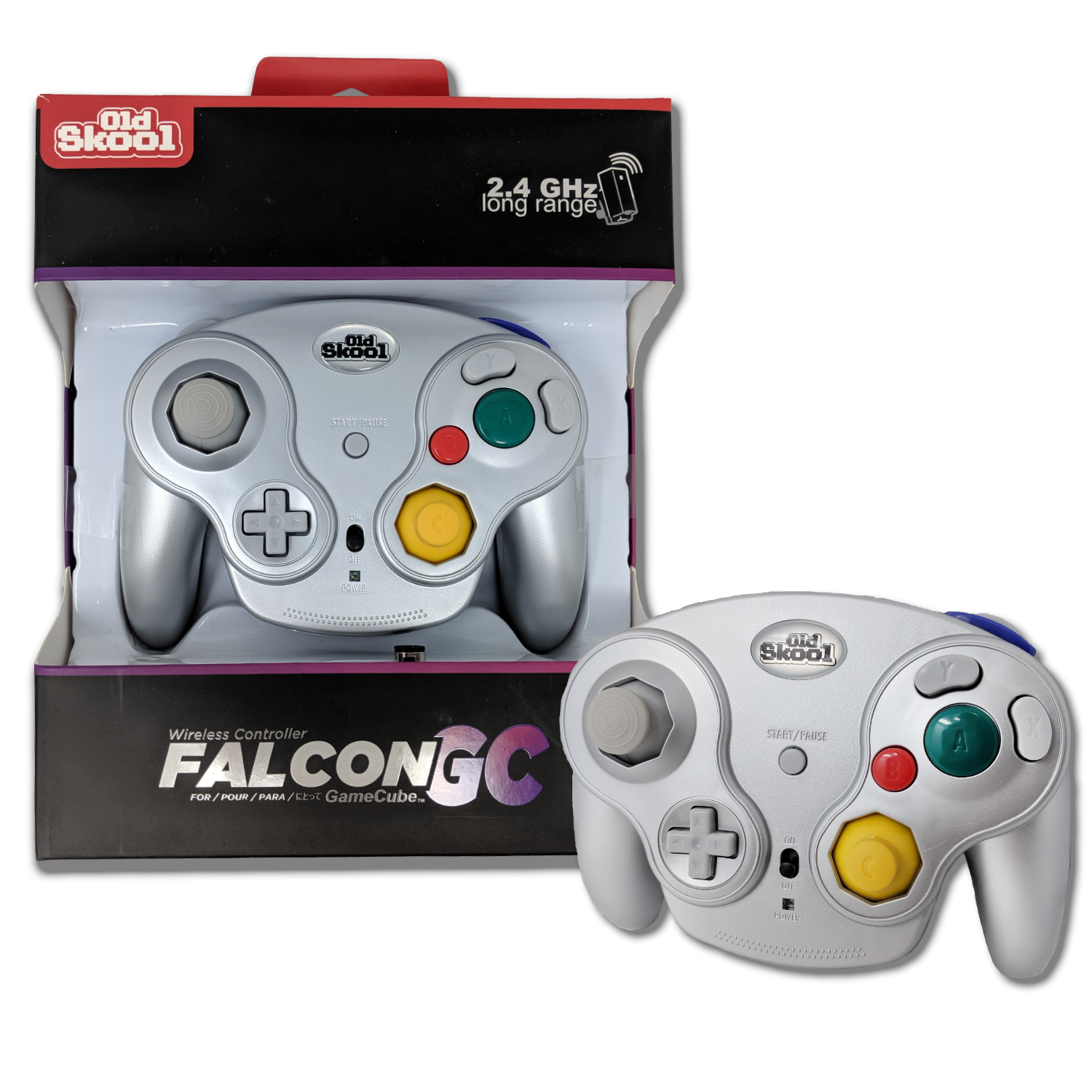 Falcon Wireless Controller for GameCube - SILVER