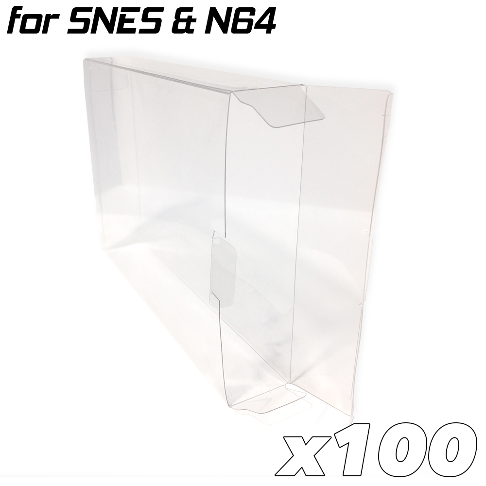 Game Box Protective Sleeve For N64 & SNES (100x)