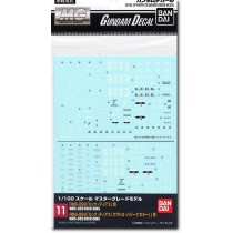 GD-11 MG Rick Dias Decal "Z Gundam", Bandai Hobby Decal (Gundam Model Decal)