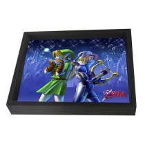 Zelda - Ocarina of Time - Song (8"x10" Lenticular Shadow Box)