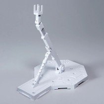 White Action Base 1 Display Stand 1/100 (Gundam Model Accessory)