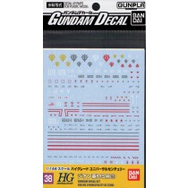 GD-38 HGUC ZEON 3 "Mobile Suit Gundam", Bandai Hobby Decal (Gundam Model Decal)