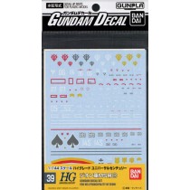 GD-39 HGUC ZEON 4 "Mobile Suit Gundam", Bandai Hobby Decal (Gundam Model Decal)