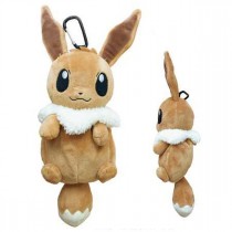 Pokemon Plush Toy Pouch with Carabiner - Eevee (June 2024 Pre-Order)