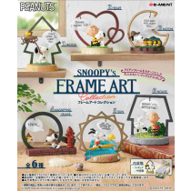 Re-Ment: SNOOPY - Frame Art Collection (Box of 6) (September 2025 Pre-Order)