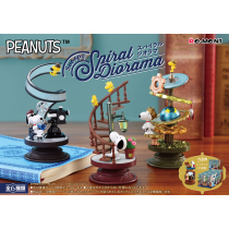 Re-Ment: Peanuts - Snoopy Spiral Diorama (Box of 6) (AUGUST 2025 Pre-Order)