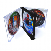4 Disk CD Case for Multi-Disk Games (Case of 20)