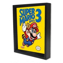 Super Mario - Super Mario Bros. 3 (8"x10" Lenticular Shadow Box)