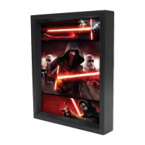 Star Wars - The Force Awakens - Kylo Ren Panels (8"x10" Lenticular Shadow Box)