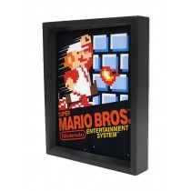 Super Mario - NES Super Mario Bros (8"x10" Lenticular Shadow Box)