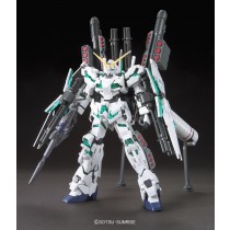 #178 RX-0 Full Armor Unicorn Gundam (Destroy Mode) "Gundam UC" Green Color Ver., Bandai HGUC 1/144 (Gundam Model Kit)