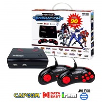 Retro-Bit Generations - Plug and Play Game Console Red/Black Over 100+ Retro Games
