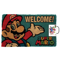 Super Mario - Portrait Welcome (17"x29" Doormat)