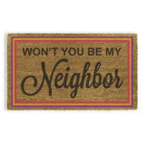 Mr. Rogers Neighborhood - Won't You Be My Neighbor (17"x29" Doormat)