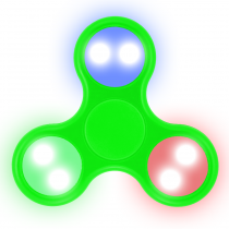 LED Fidget Spinner (GREEN)