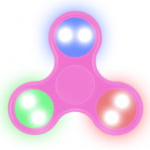 LED Fidget Spinner (PINK)