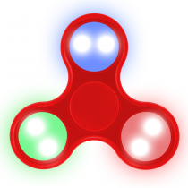 LED Fidget Spinner (RED)