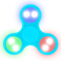 LED Fidget Spinner (SKY BLUE)