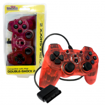 PS2 Wired DOUBLE-SHOCK 2 Controller (RED)