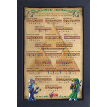 Zelda - Ocarina of Time/Majora's Mask - Songs of the Ocarina (11"x17" Gel-Coat) (Order in multiples of 6, mix and match styles)