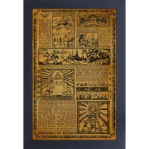 Zelda - Story of the Hero (11"x17" Gel-Coat) (Order in multiples of 6, mix and match styles)