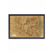 Zelda - BotW - Map (17"x11" Gel-Coat) (Order in multiples of 6, mix and match styles)