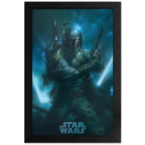 Star Wars - Boba Fett (11"x17" Gel-Coat) (Order in multiples of 6, mix and match styles)
