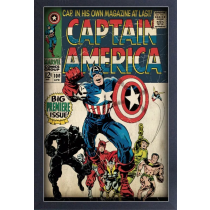 Marvel - Captain America - Issue #100 (11"x17" Gel-Coat) (Pre-Order) (Order in multiples of 6, mix and match styles)