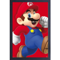 Super Mario - Mario Running (11"x17" Gel-Coat) (Order in multiples of 6, mix and match styles)