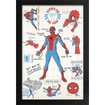 Marvel - Spider-Man - Infographic (11"x17" Gel-Coat) (Order in multiples of 6, mix and match styles)