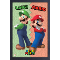 Super Mario - Mario Duo Vertical (11"x17" Gel-Coat) (Order in multiples of 6, mix and match styles)