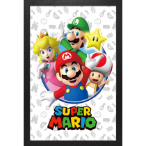 Super Mario - Character Greeting (11"x17" Gel-Coat) (Order in multiples of 6, mix and match styles)