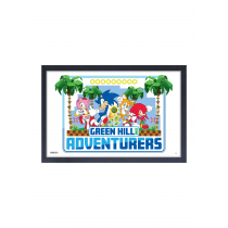 Sonic the Hedgehog - Green Hill Adventures (11"x17" Gel-Coat) (Order in multiples of 6, mix and match styles)