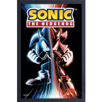 Sonic the Hedgehog - Sonic/Shadow (11"x17" Gel-Coat) (Pre-Order) (Order in multiples of 6, mix and match styles)