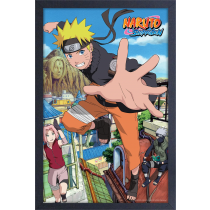 Naruto - Leaping (11"x17" Gel-Coat) (Order in multiples of 6, mix and match styles)