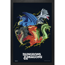 D&D - Dragons (11"x17" Gel-Coat) (Order in multiples of 6, mix and match styles)