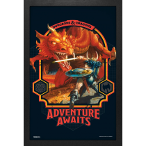 D&D - Adventure Awaits - Dragon (11"x17" Gel-Coat) (Order in multiples of 6, mix and match styles)