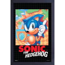Sonic the Hedgehog - Sonic the Hedgehog Cover (11"x17" Gel-Coat) (Pre-Order) (Order in multiples of 6, mix and match styles)