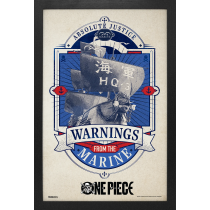 One Piece (Live Action) - Warnings from the Marine (11"x17" Gel-Coat) (Order in multiples of 6, mix and match styles)