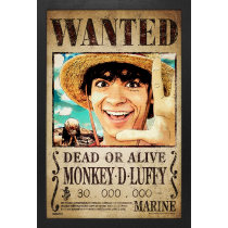 One Piece (Live Action) - Luffy WANTED (11"x17" Gel-Coat) (Order in multiples of 6, mix and match styles)