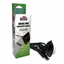Wireless Controller Charging Cable for MicroSoft xBox 360 - Black