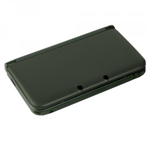 3DS XL Replacement Dual Injection Full Shell - (BLACK